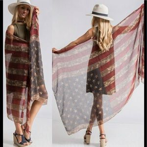 💥🇺🇸4th of July/America Flag Shawl